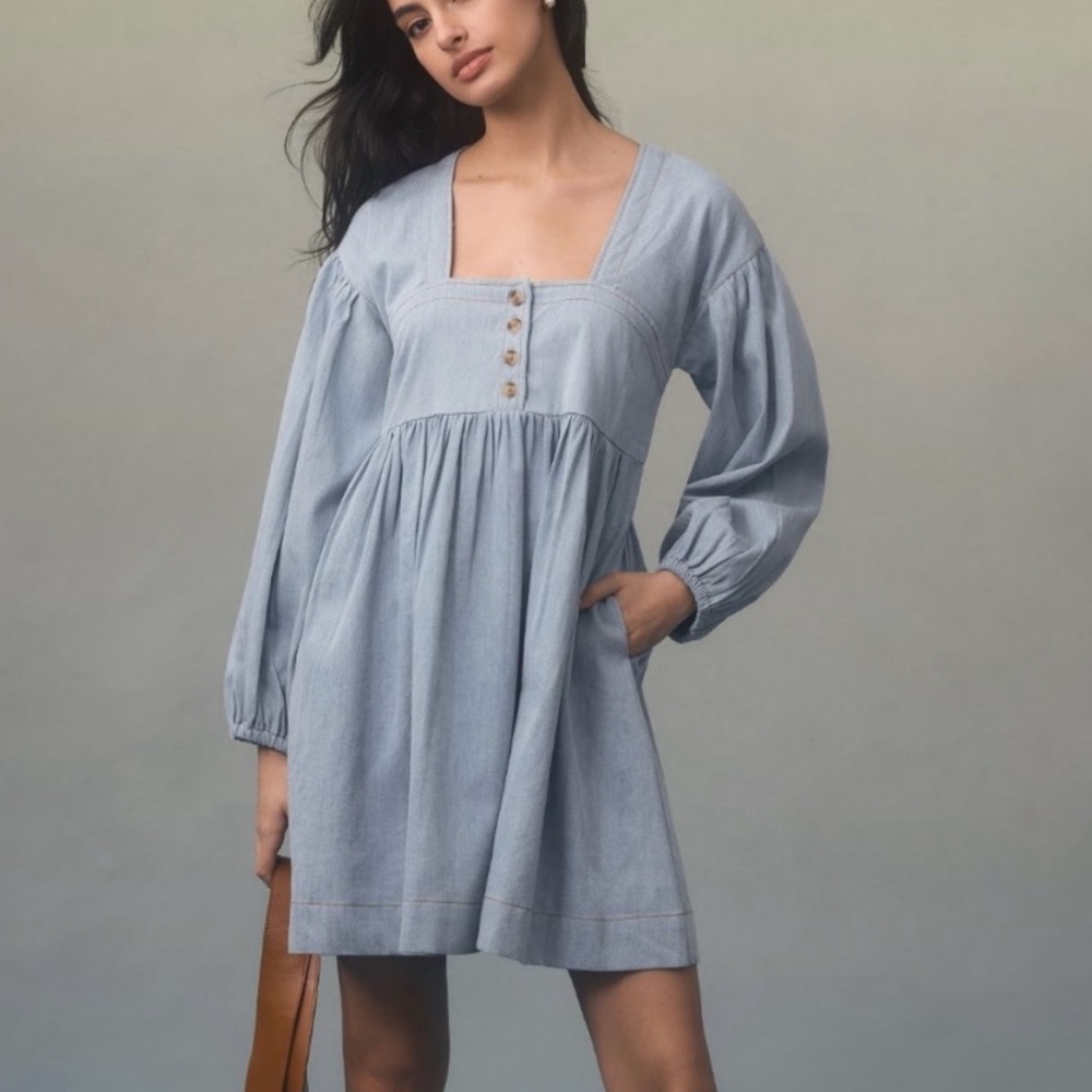 Anthropologie denim dress